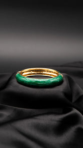 Evara Emerald Green Bangle